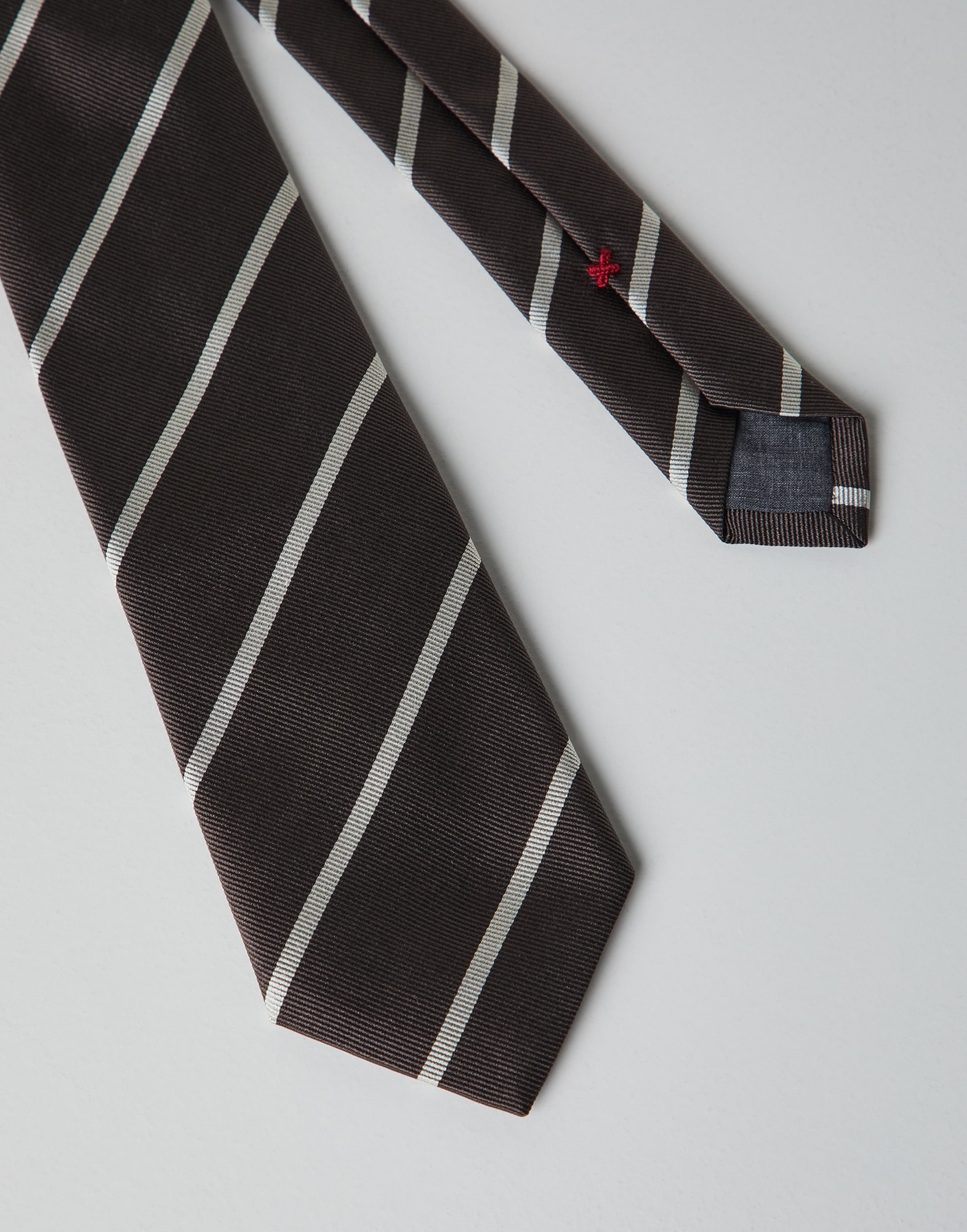 Striped silk twill tie - 2