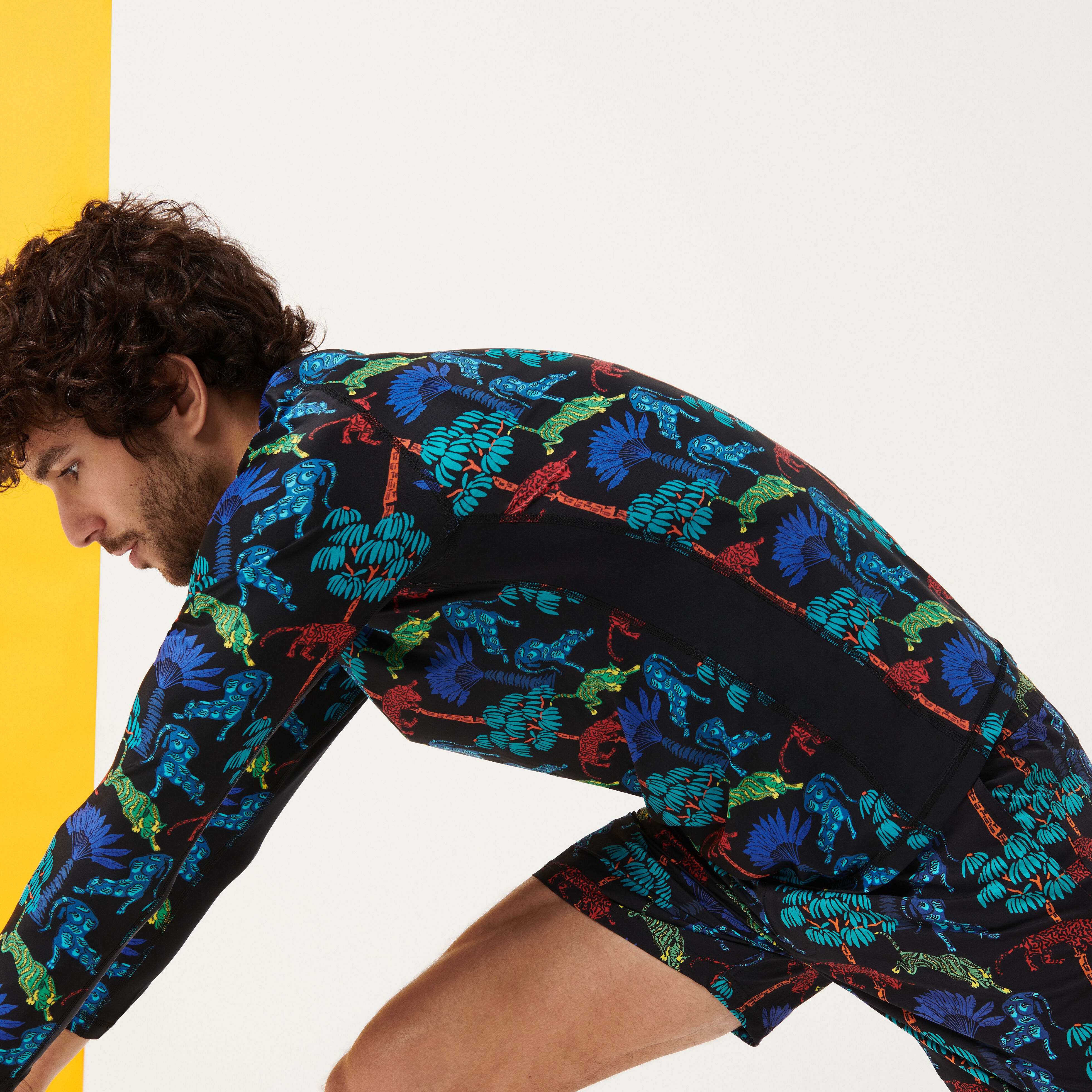 Long Sleeves Men Rashguard Tiger Leap - 6