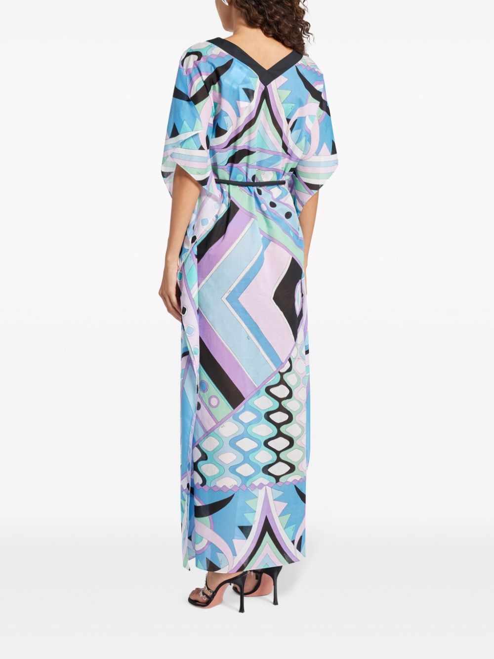 geometric-print dress - 4