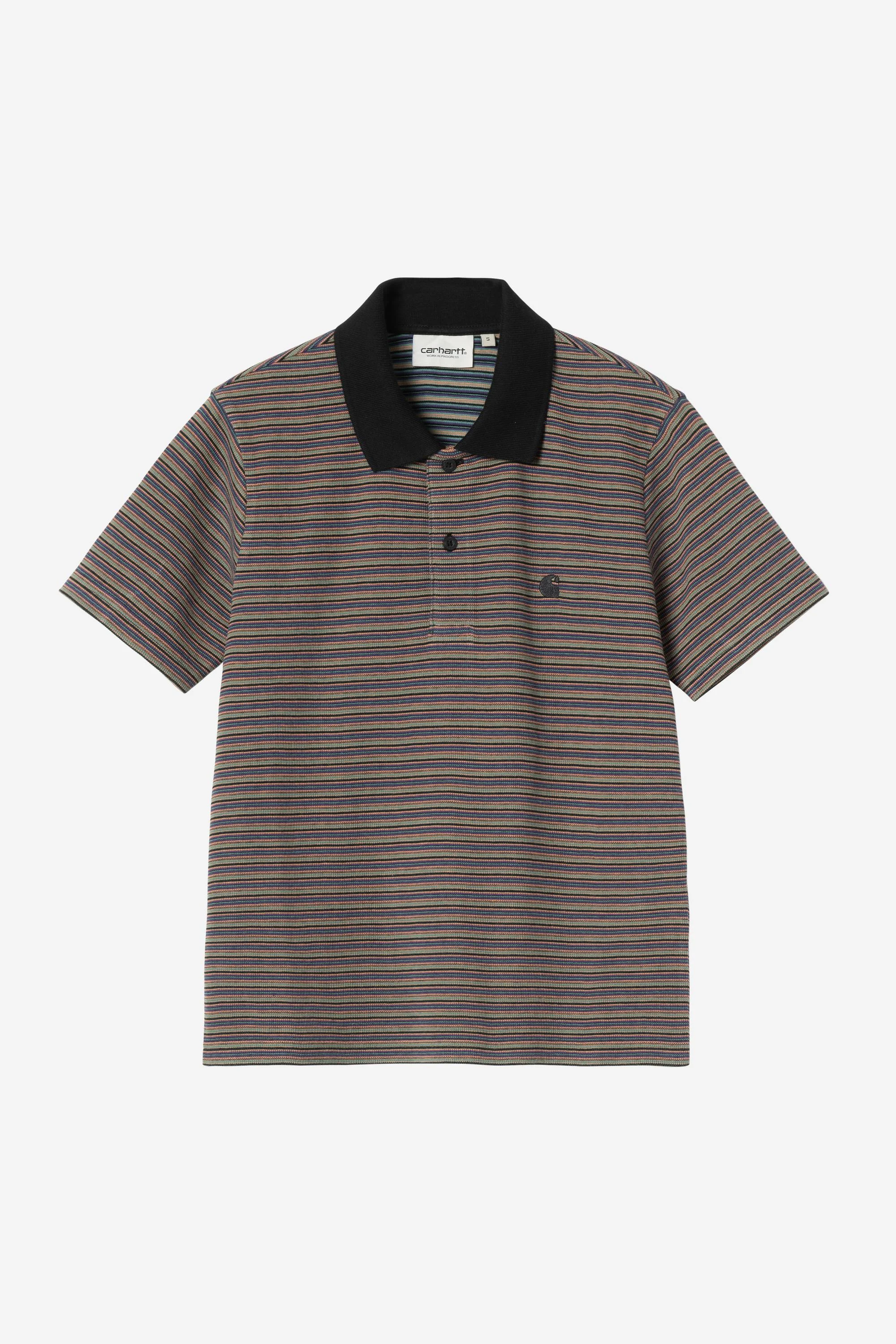 Women’s Short Sleeve Dion Stripe Polo - 1