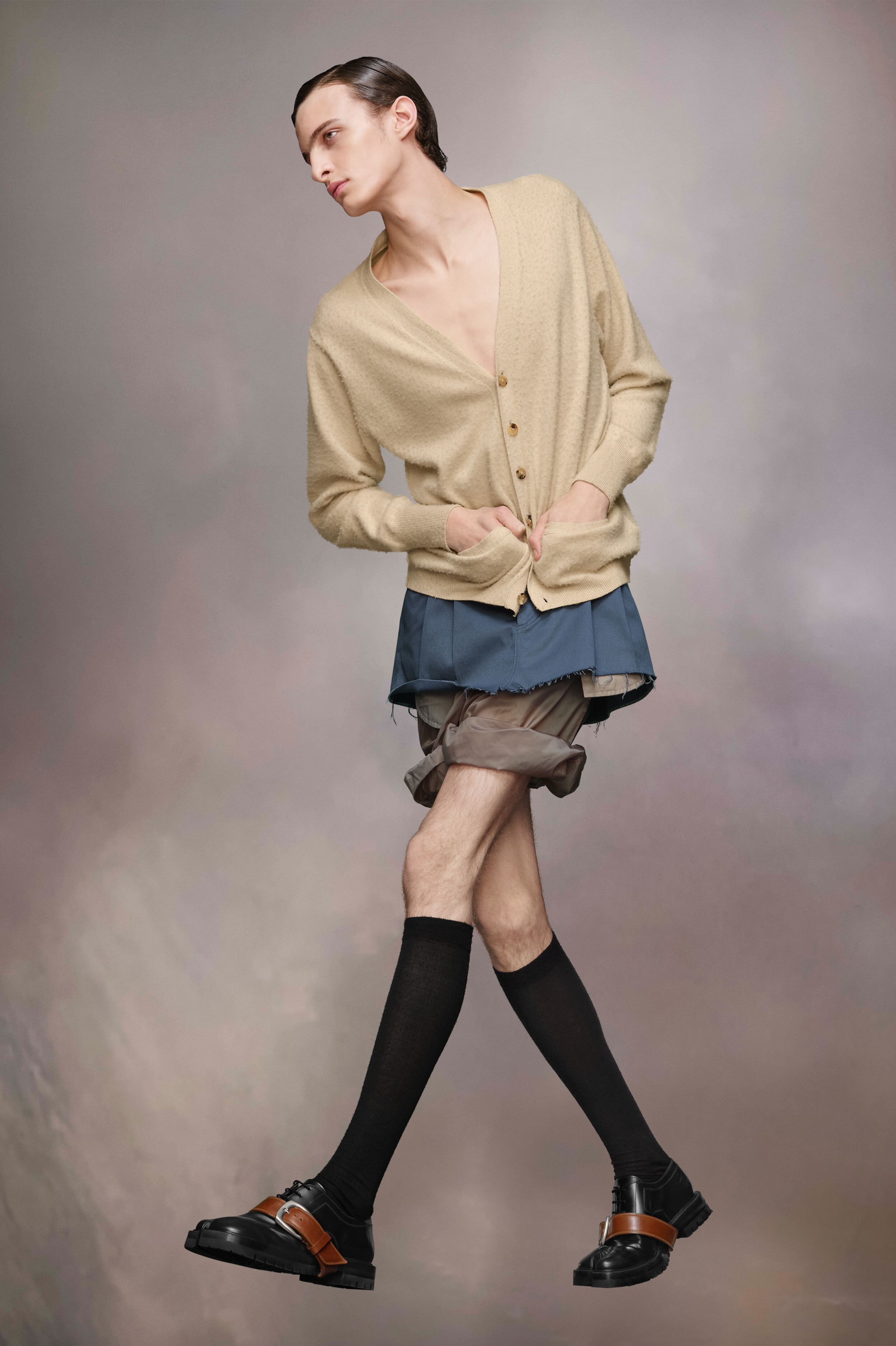 Cashmere knit cardigan - 3