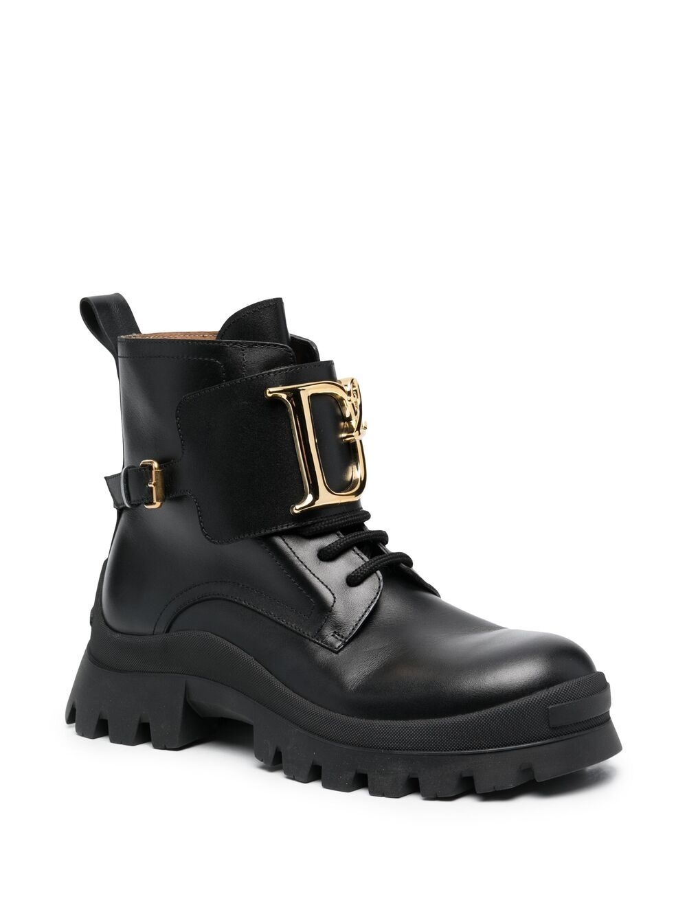 logo-plaque ankle boots - 2