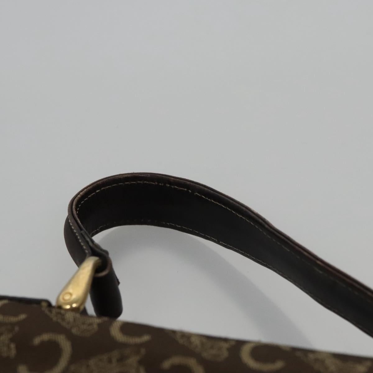 CELINE C Sulky Hand Bag Canvas Brown - 8