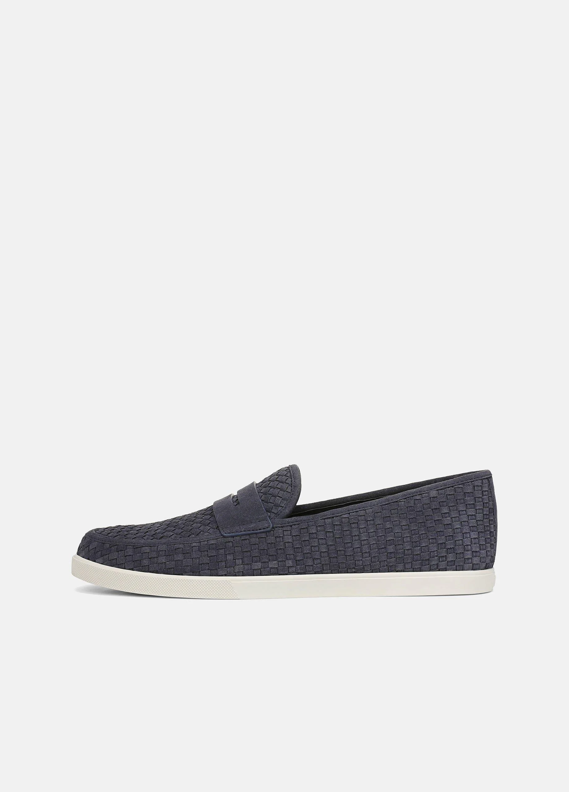 Santino Woven Suede Loafer - 1