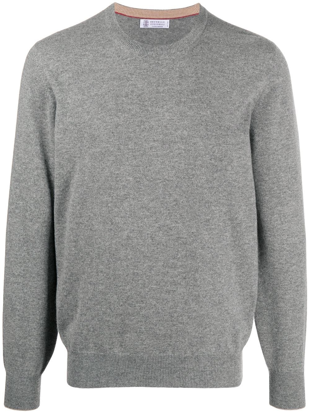 crew-neck cashmere jumper - 1