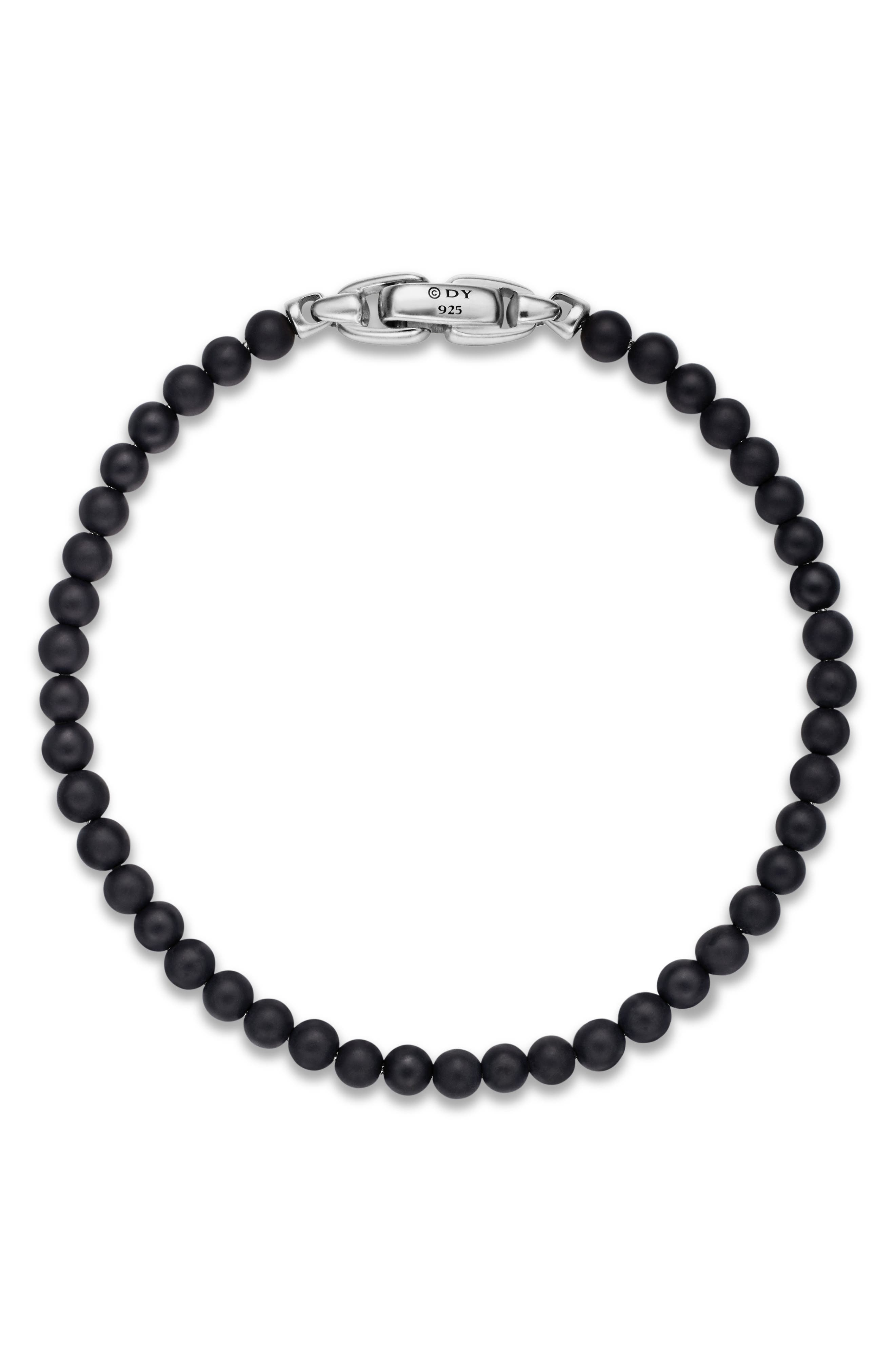 David Yurman Men's Spiritual Beads Bracelet in Black Onyx at Nordstrom - 6