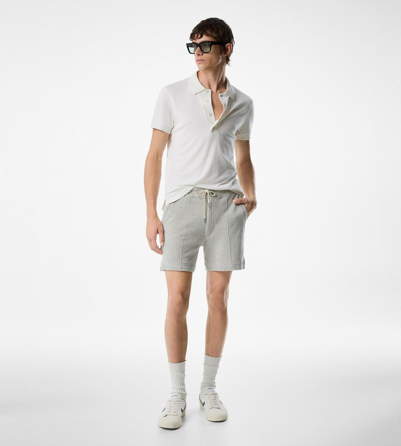 TOM FORD COTTON CASHMERE SHORT SLEEVE POLO outlook