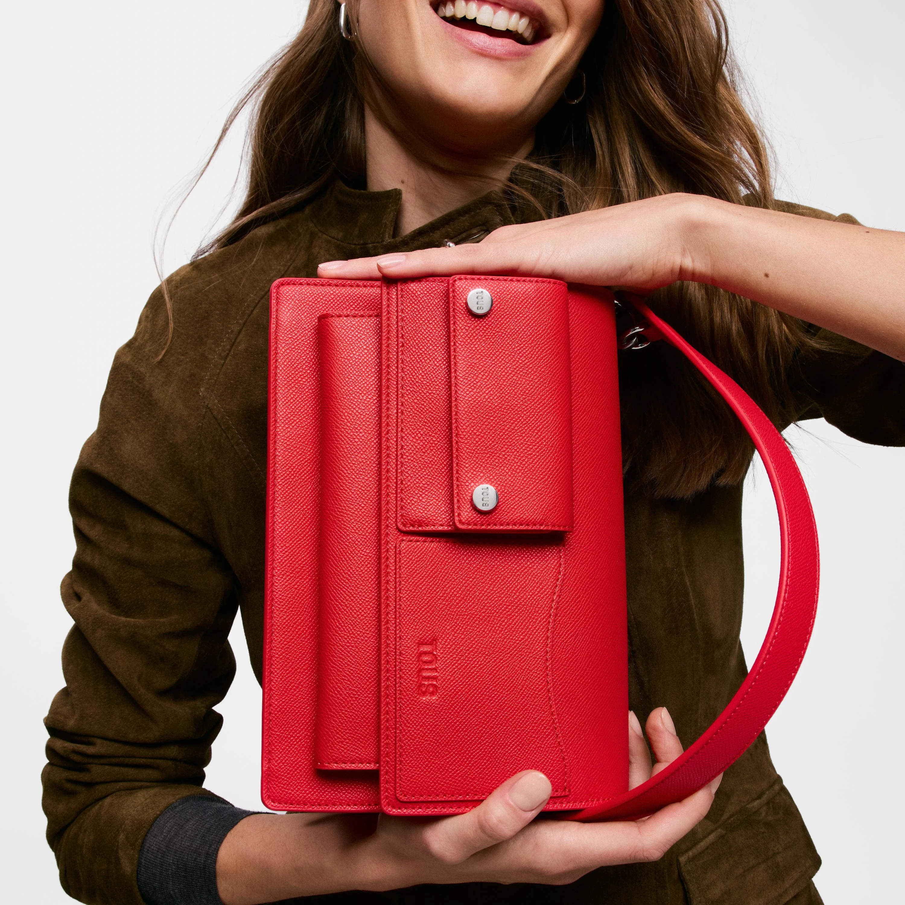 Medium red Crossbody bag TOUS Audree Pockets - 1