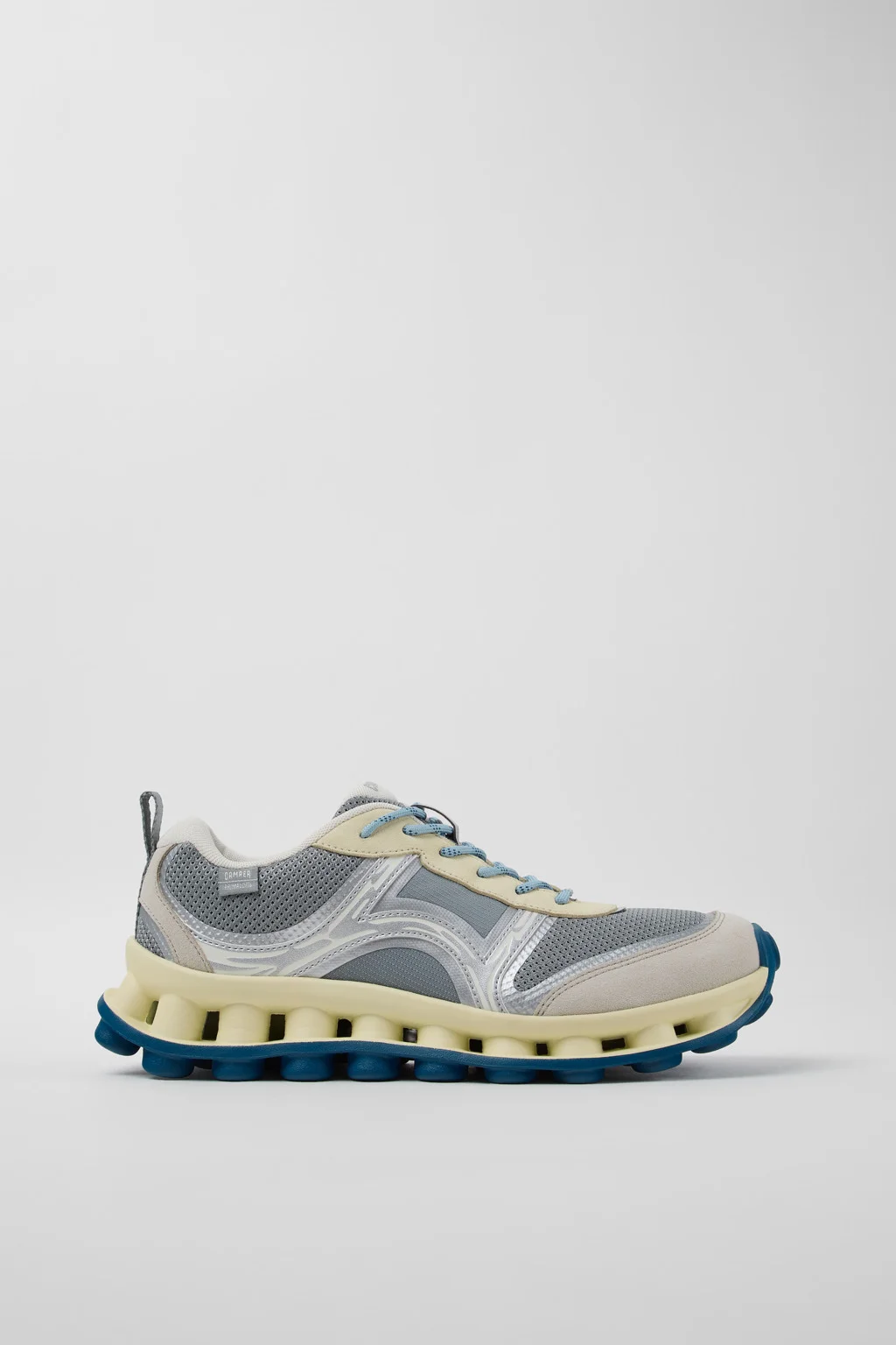 Pelotissima Gray Sorona Textile and Nubuck Sneakers for Men. - 1