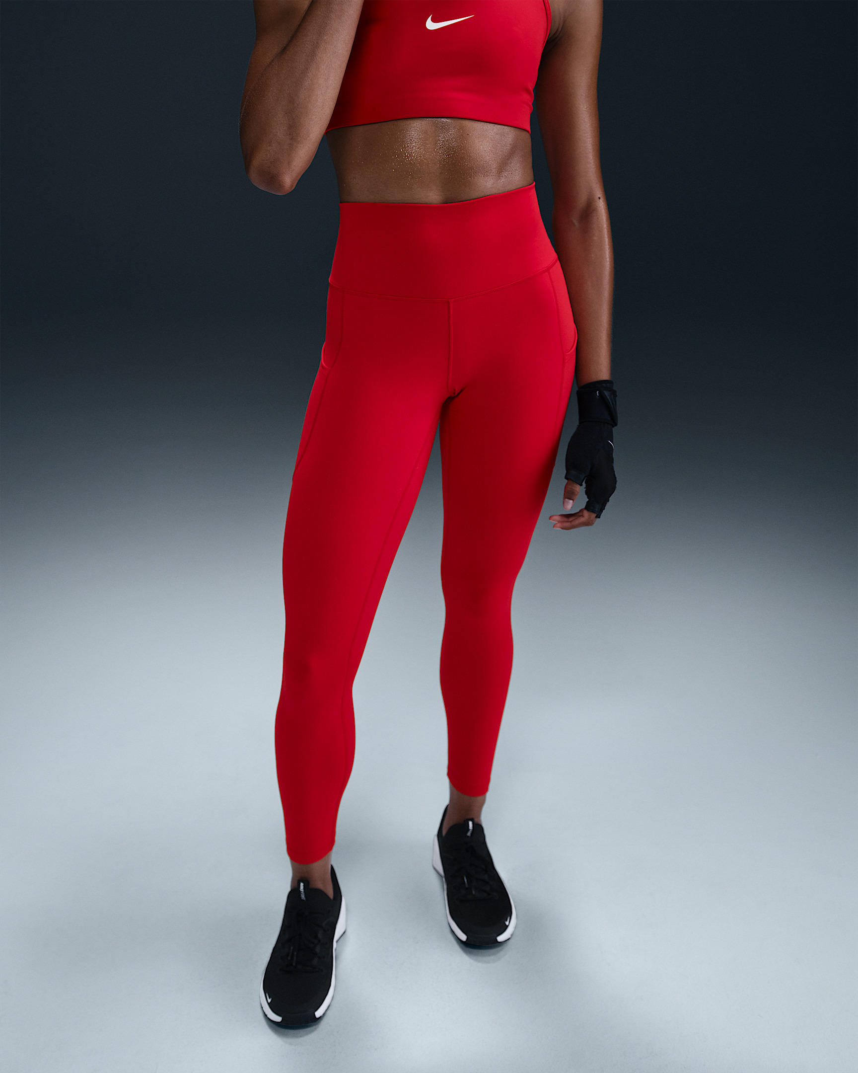 Nike One Women's High-Waisted 7/8 Leggings with Pockets - 2