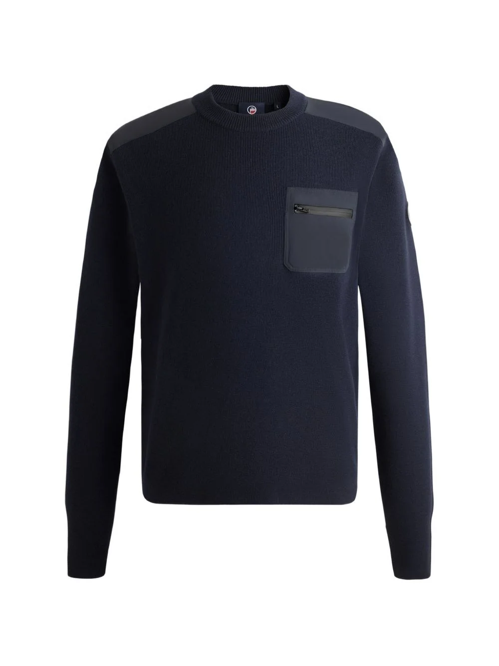 Tevan chest-pocket sweater - 1