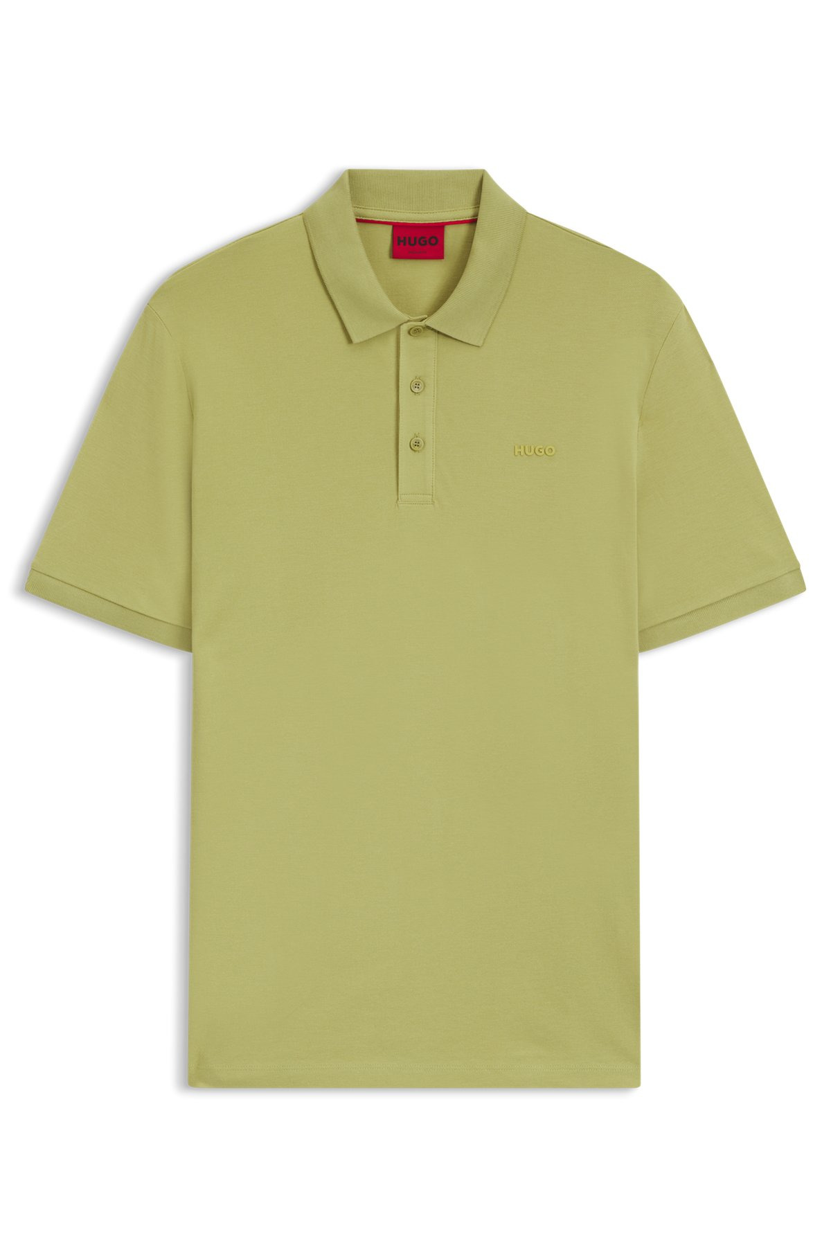 COTTON-PIQUÉ POLO SHIRT WITH LOGO PRINT - 1