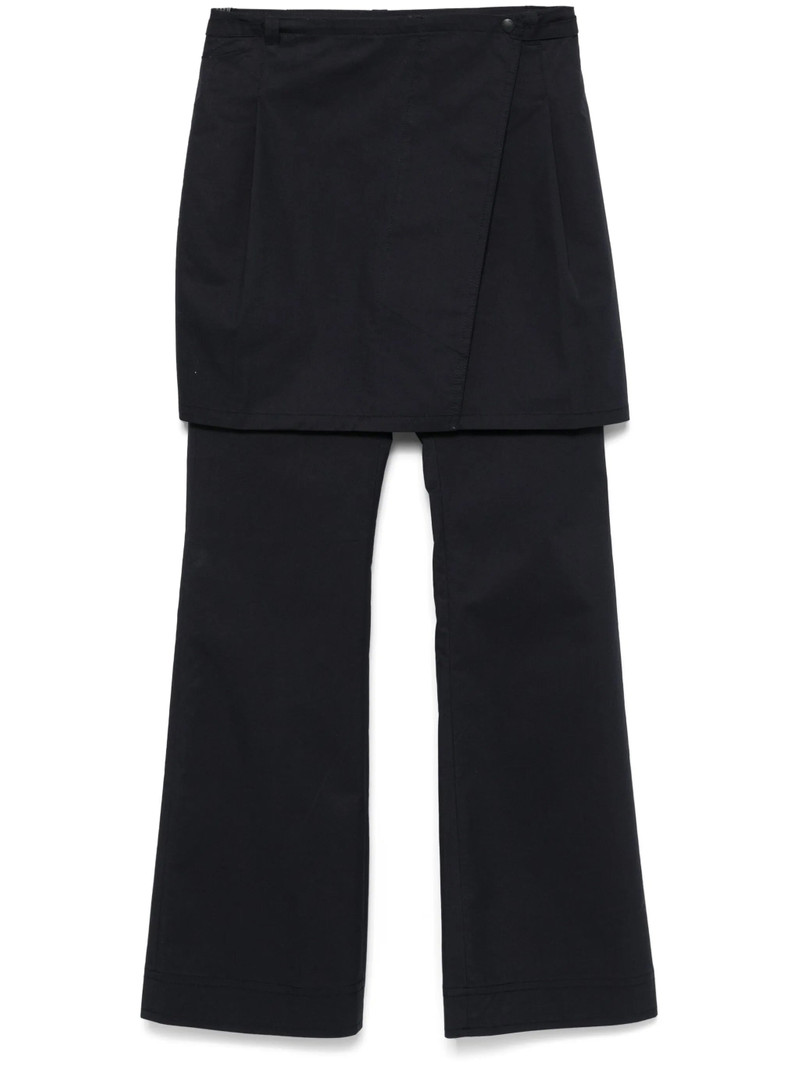 Layered Wrap Trousers 1