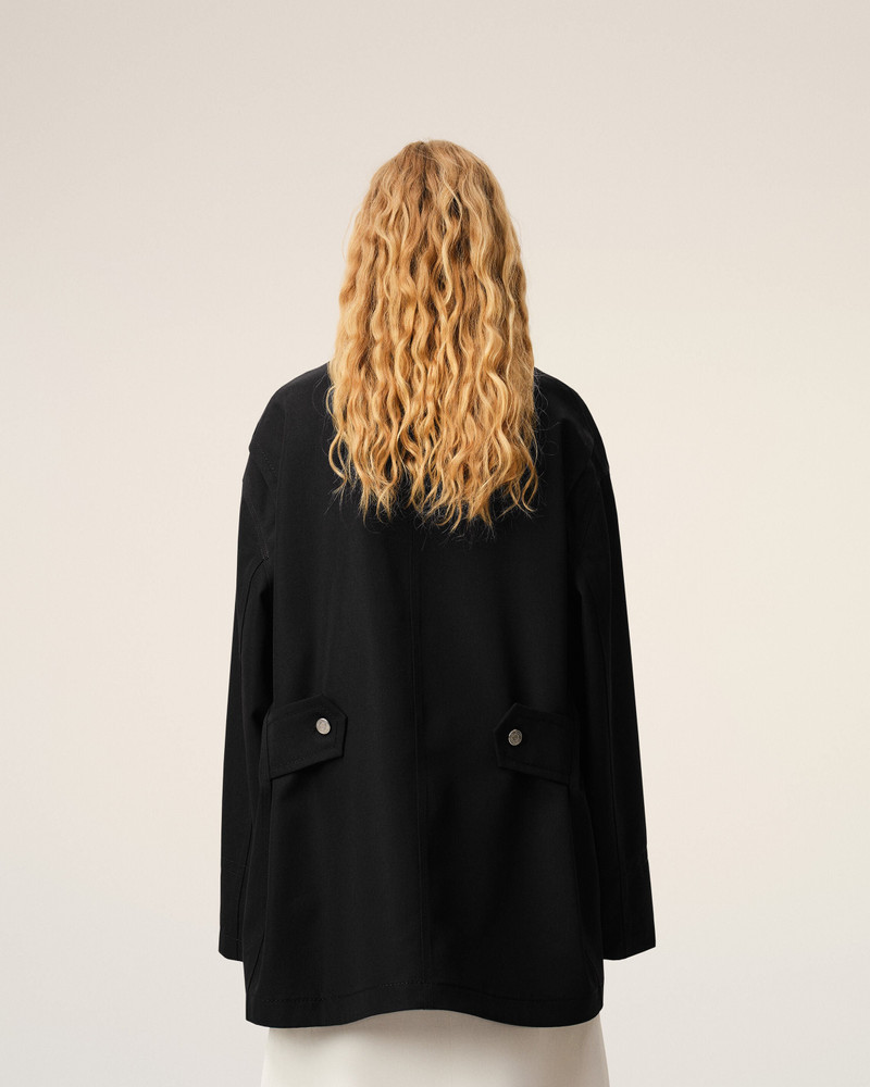 BLACK NEW WOOL WORKER JACKET 5