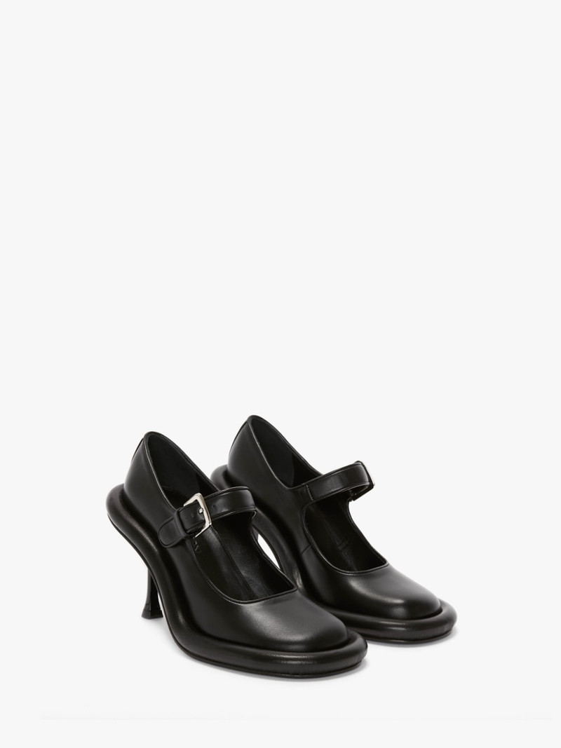 JW Anderson BUMPER-TUBE LEATHER MARYJANE HEELS outlook