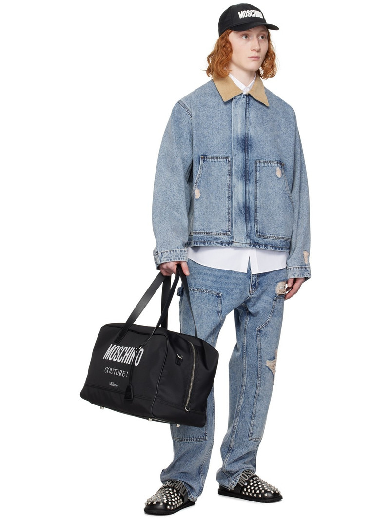 Moschino Blue Bleached Jeans outlook