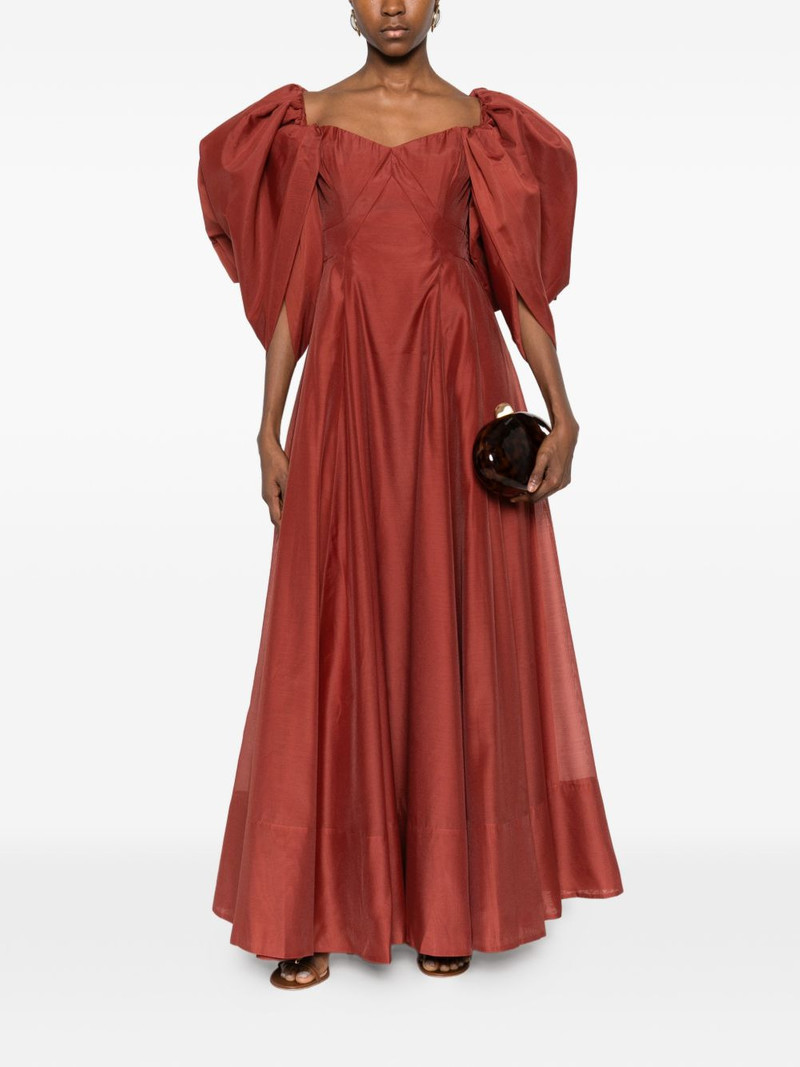 Aje. Jardin puff-sleeve gown outlook