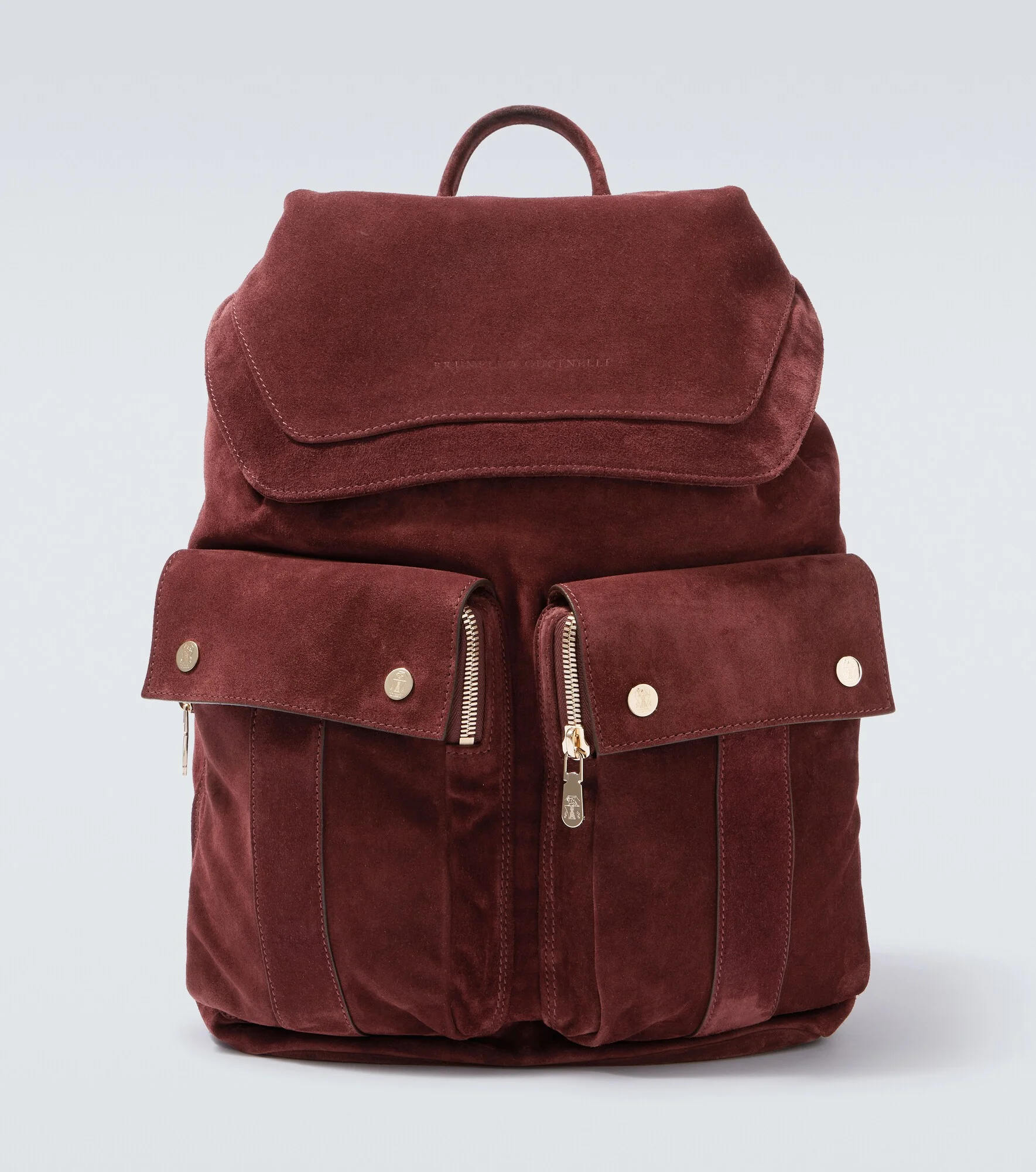 Suede backpack - 1