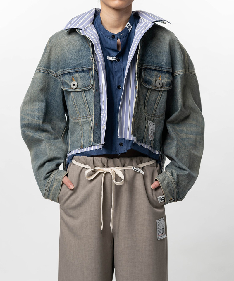 Triple Layered Denim Jacket 11