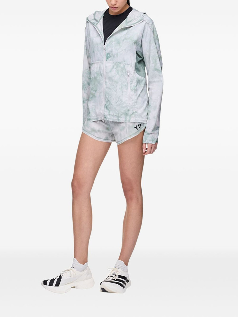 Y-3 AOP tie-dye hooded jacket outlook