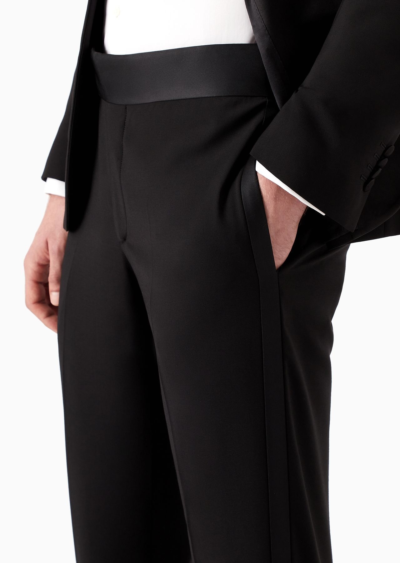 Pure wool, half-canvassed, slim-fit tuxedo from the Icon Soho line - 6