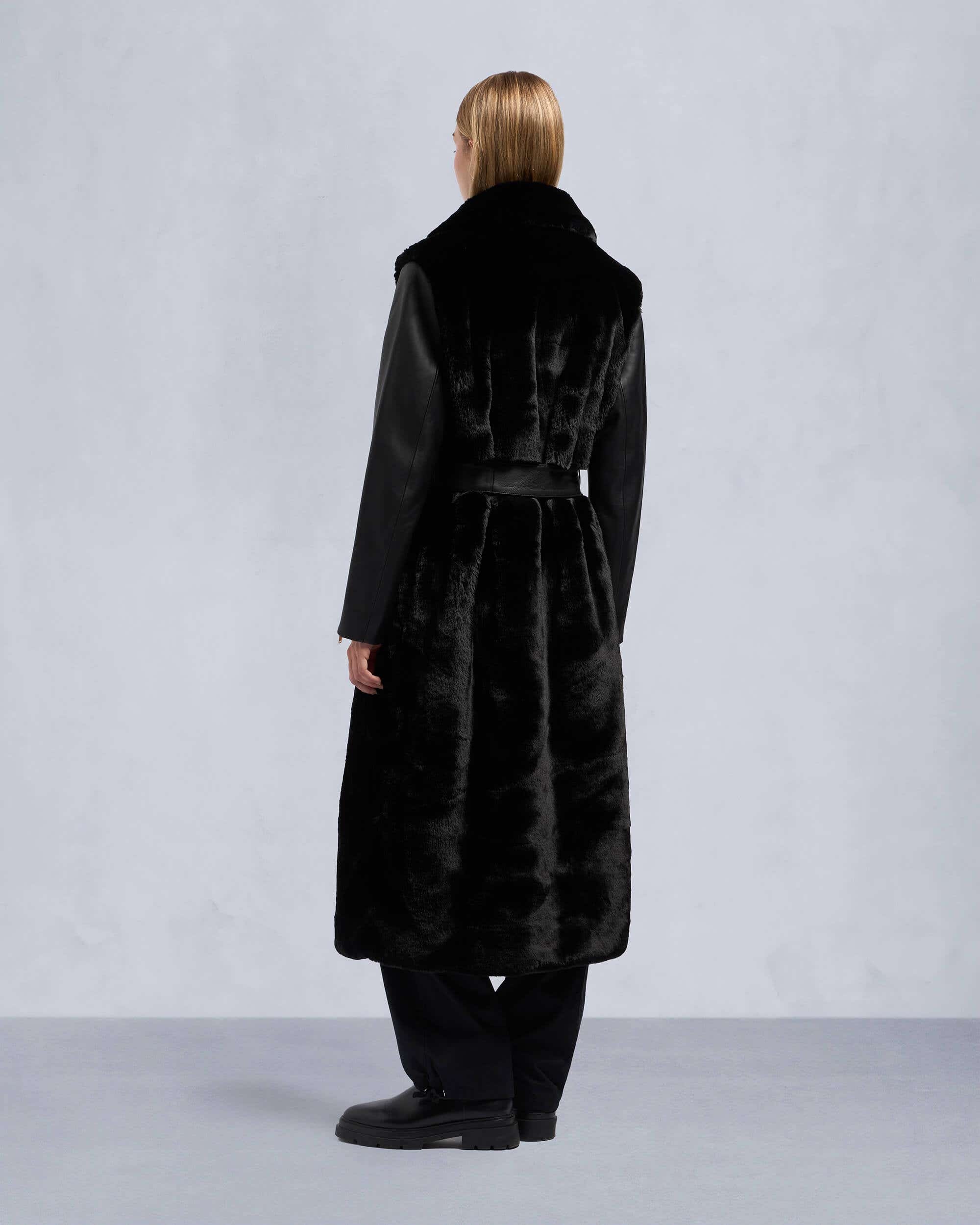 GOLD SERIES TOLINA BUNNY TRENCH COAT - 4