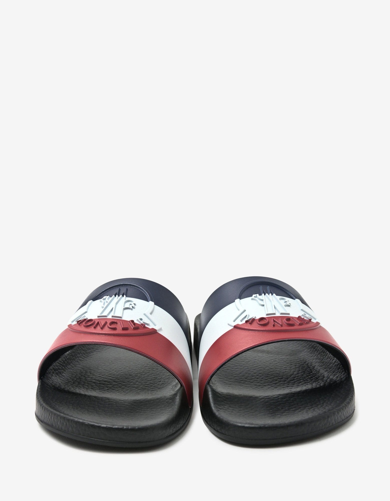 Basile Black Tricolour Logo Slide Sandals - 3