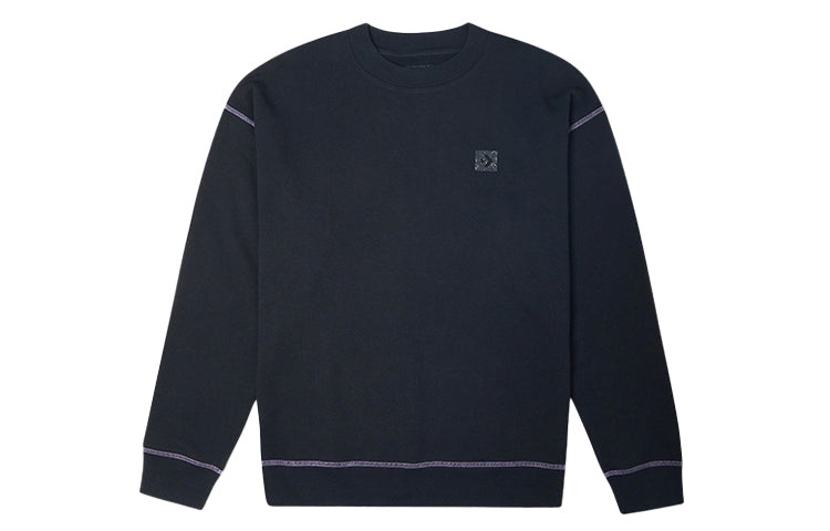 Converse Renew Graphic Crewneck Sweatshirt 'Black' 10021574-A01 - 1