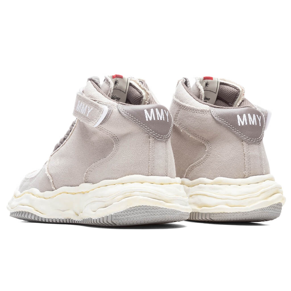 WAYNE HIGH OG SOLE WASHED CANVAS SNEAKER - GREY - 3