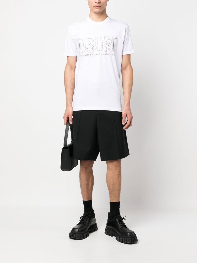 DSQUARED2 logo-studded short-sleeve T-shirt outlook