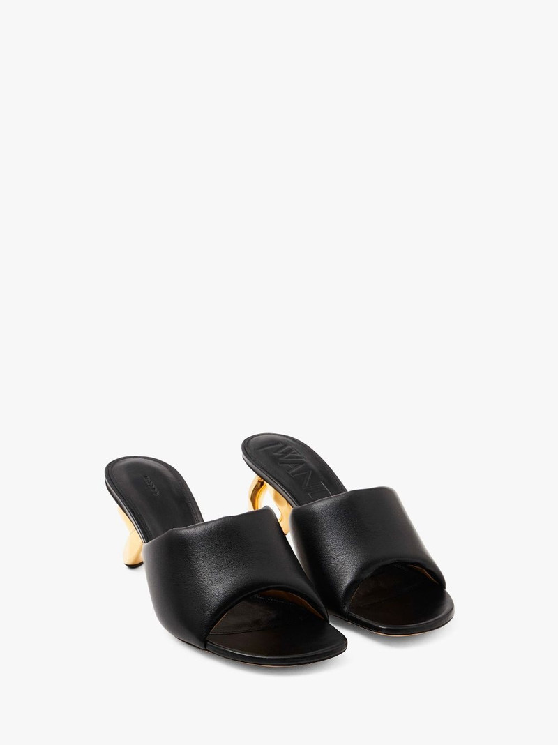 JW Anderson CHAIN HEEL LEATHER MULES outlook