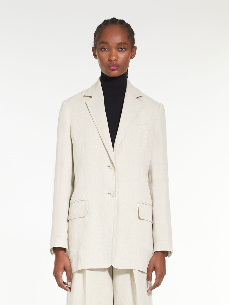 ADELCHI Oversized linen jacket 3