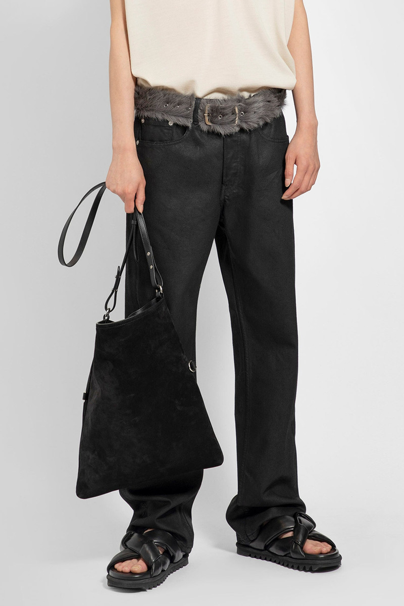 DRIES VAN NOTEN MAN BLACK JEANS 1
