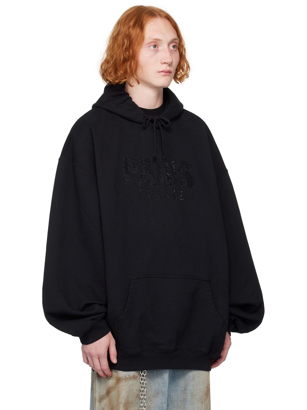 Black Crystal 'Paris' Hoodie - 2
