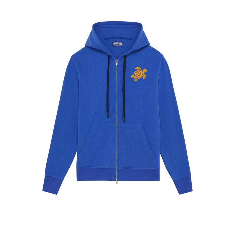 Men Cotton Full Zip Cardigan Turtle 1