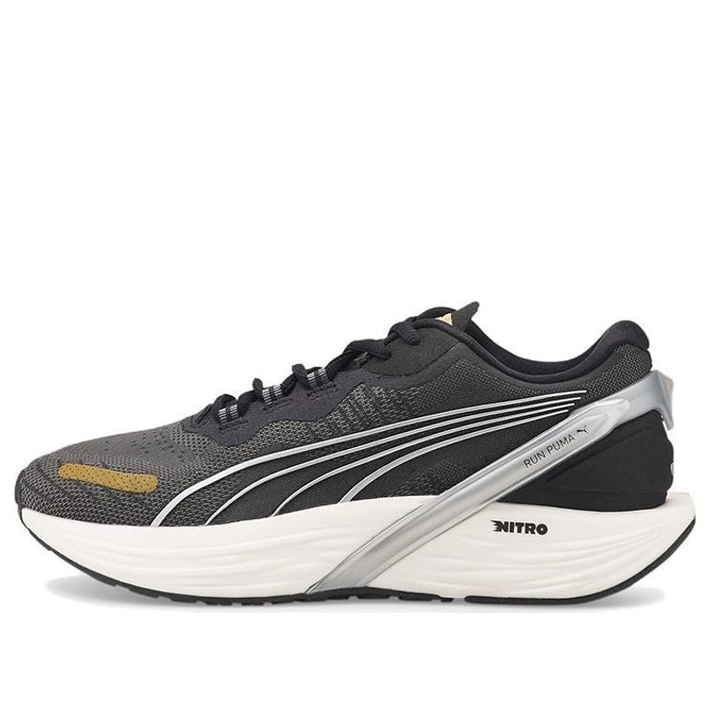 (WMNS) PUMA Run XX Nitro 'Black Metallic Silver' 376171-01 - 1
