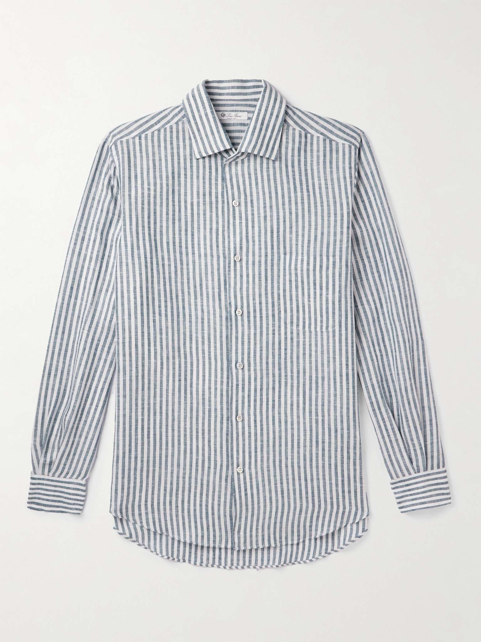 Striped Linen Shirt - 1