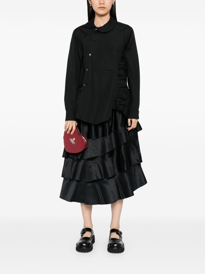 BLACK COMME des GARÇONS ruffle shirt outlook