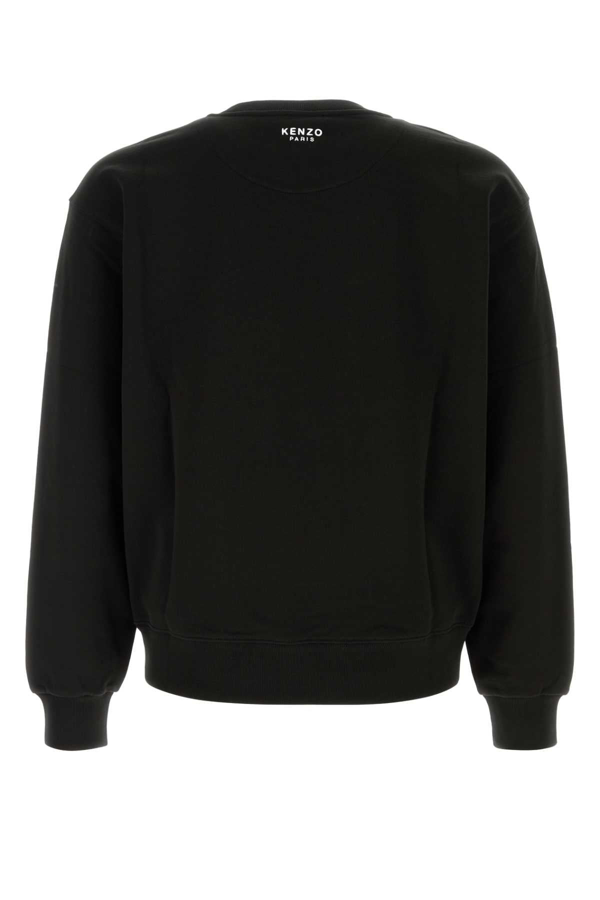 Kenzo Men Black Cotton Sweatshirt - 2