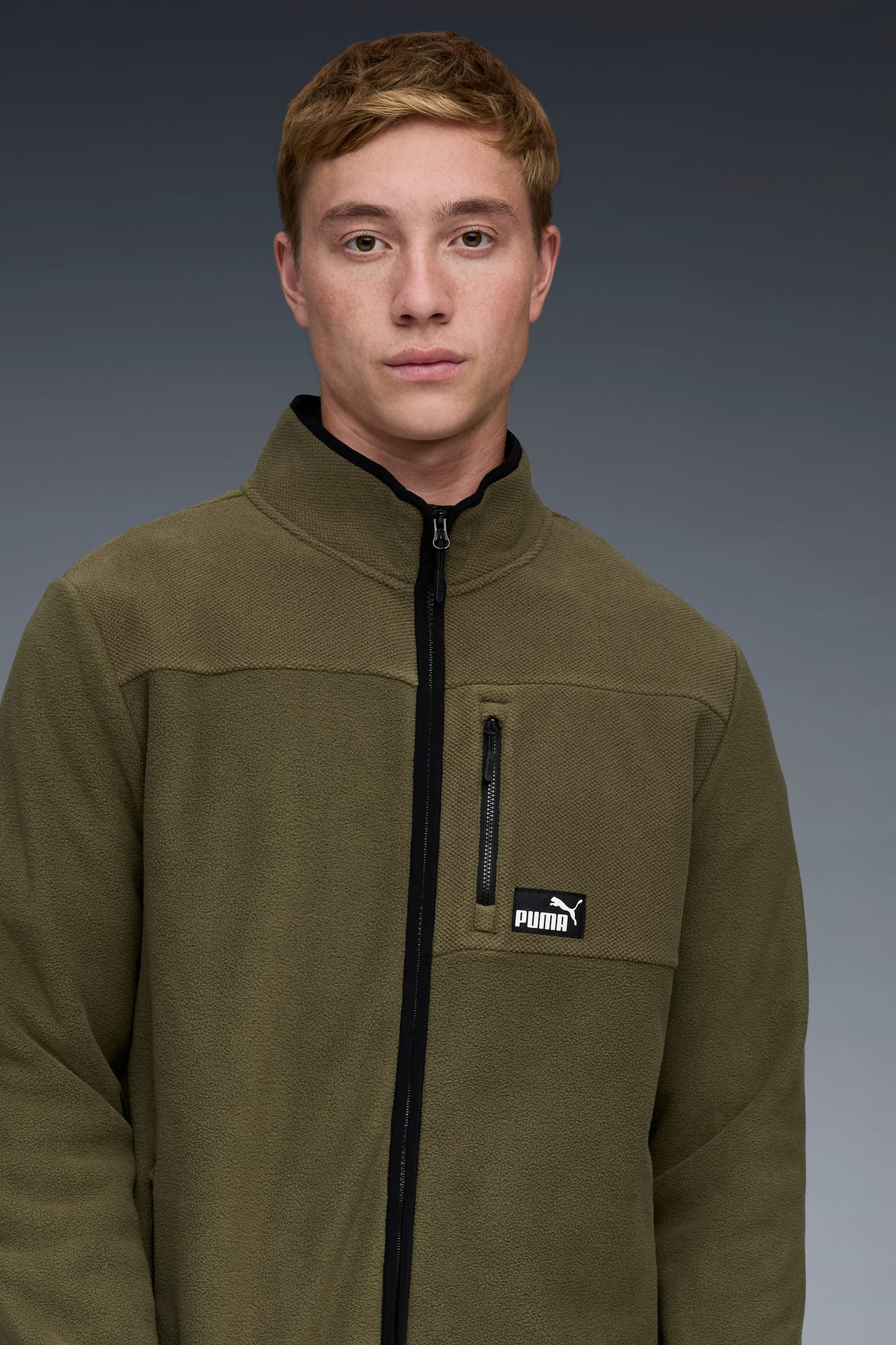Polar Fleece Color Blocked Jacket Men - 4