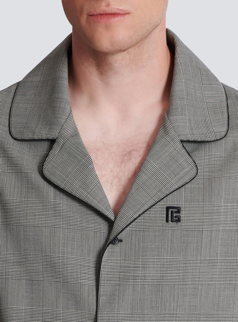 Short-sleeved Prince of Wales shirt 8
