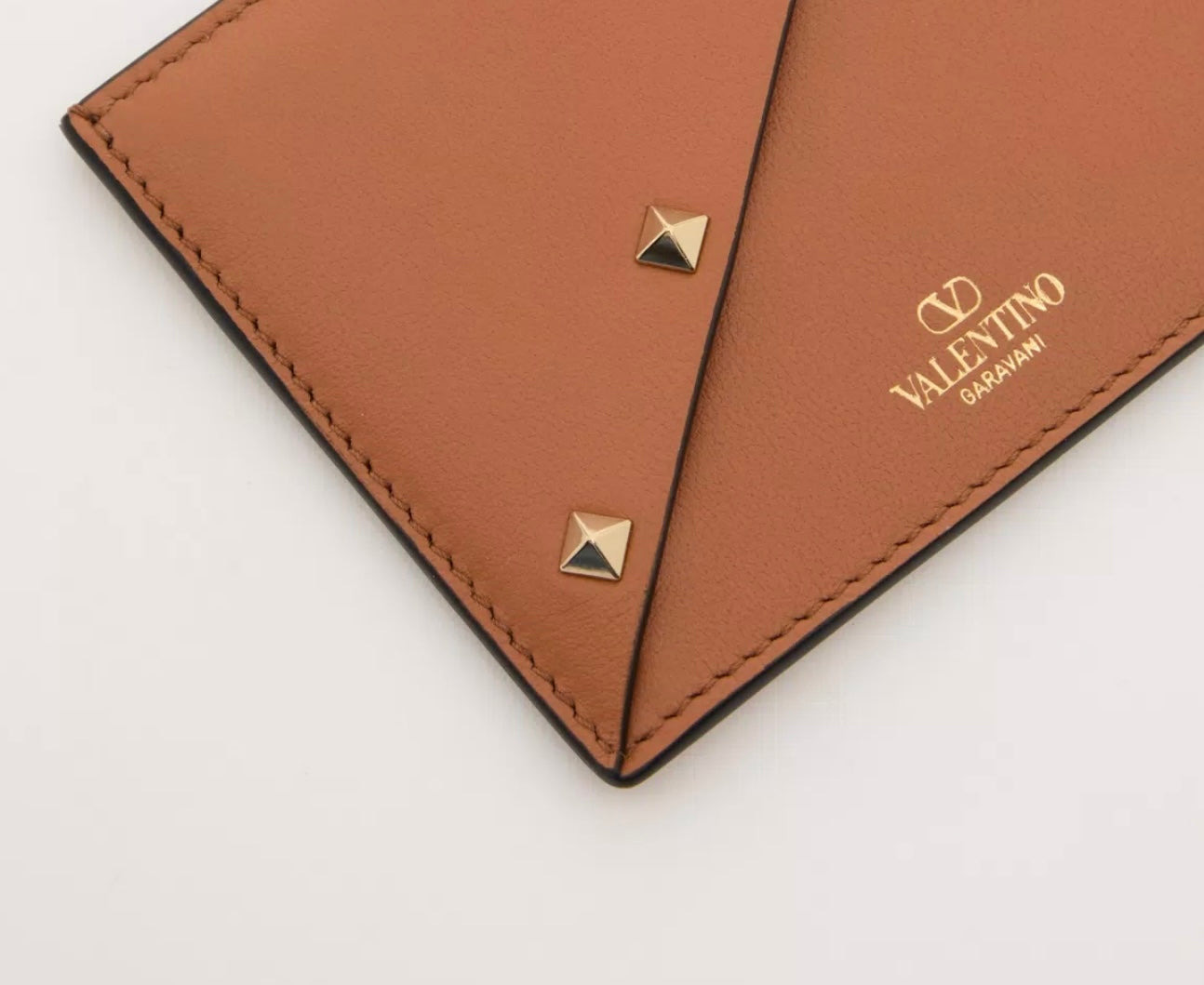 Valentino Rockstud leather card holder - 3