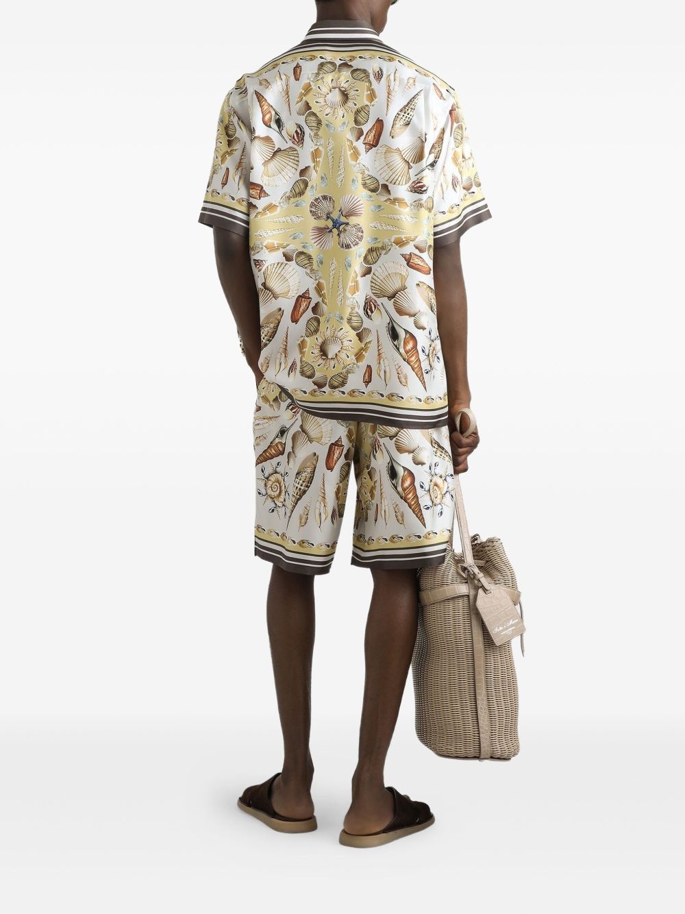 silk bermuda shorts - 3