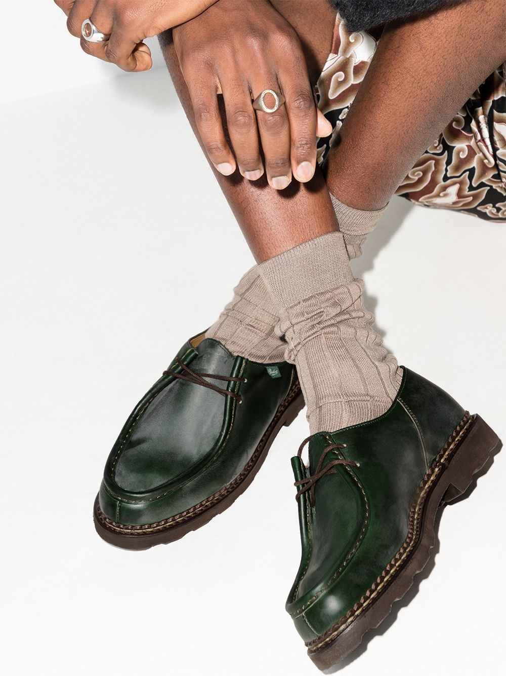 Michael Lisse leather lace-up shoes - 3