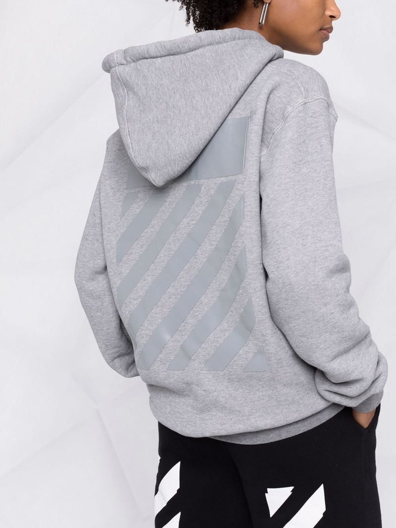Diag-print hoodie 3