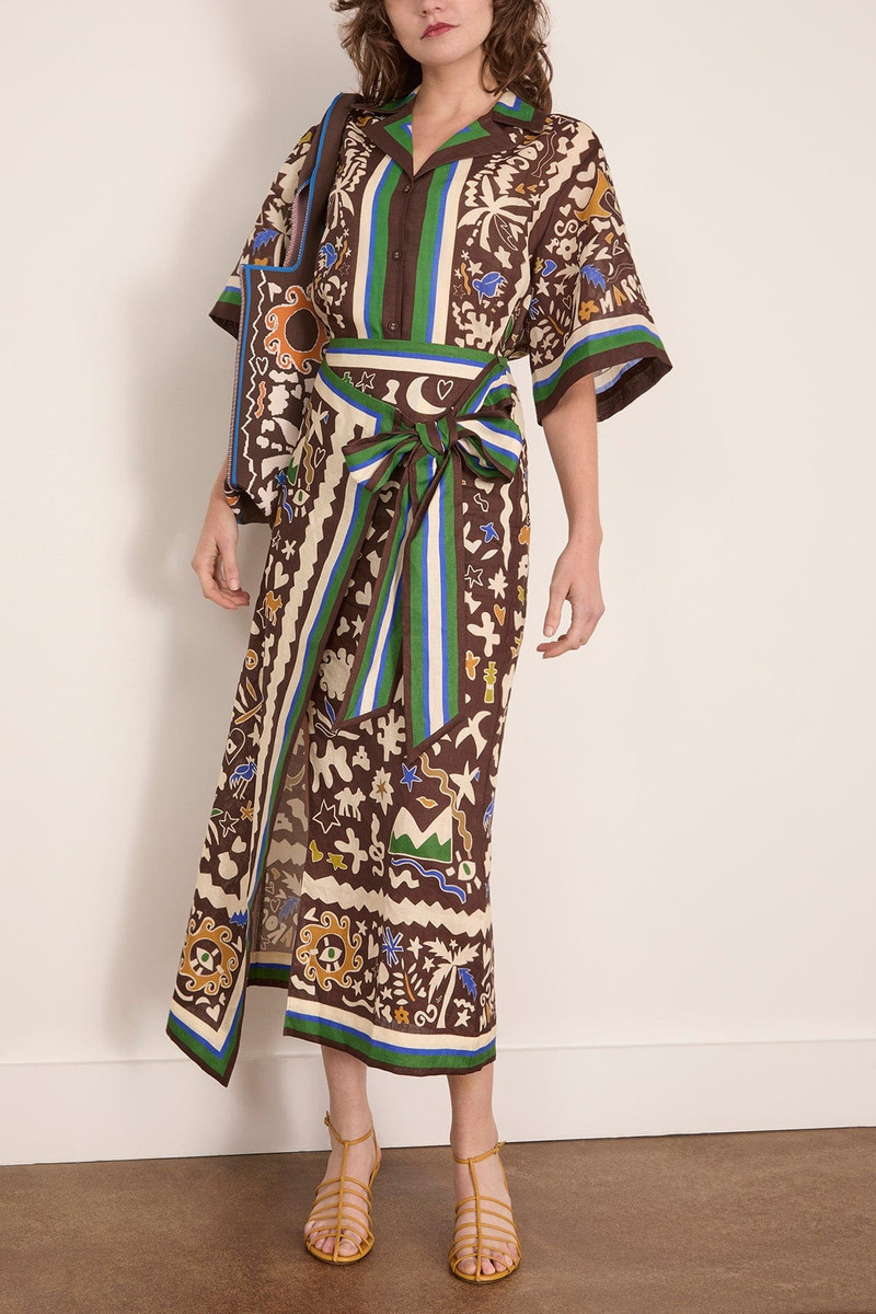 ALÉMAIS Maroc Relaxed Shirt in Multi outlook