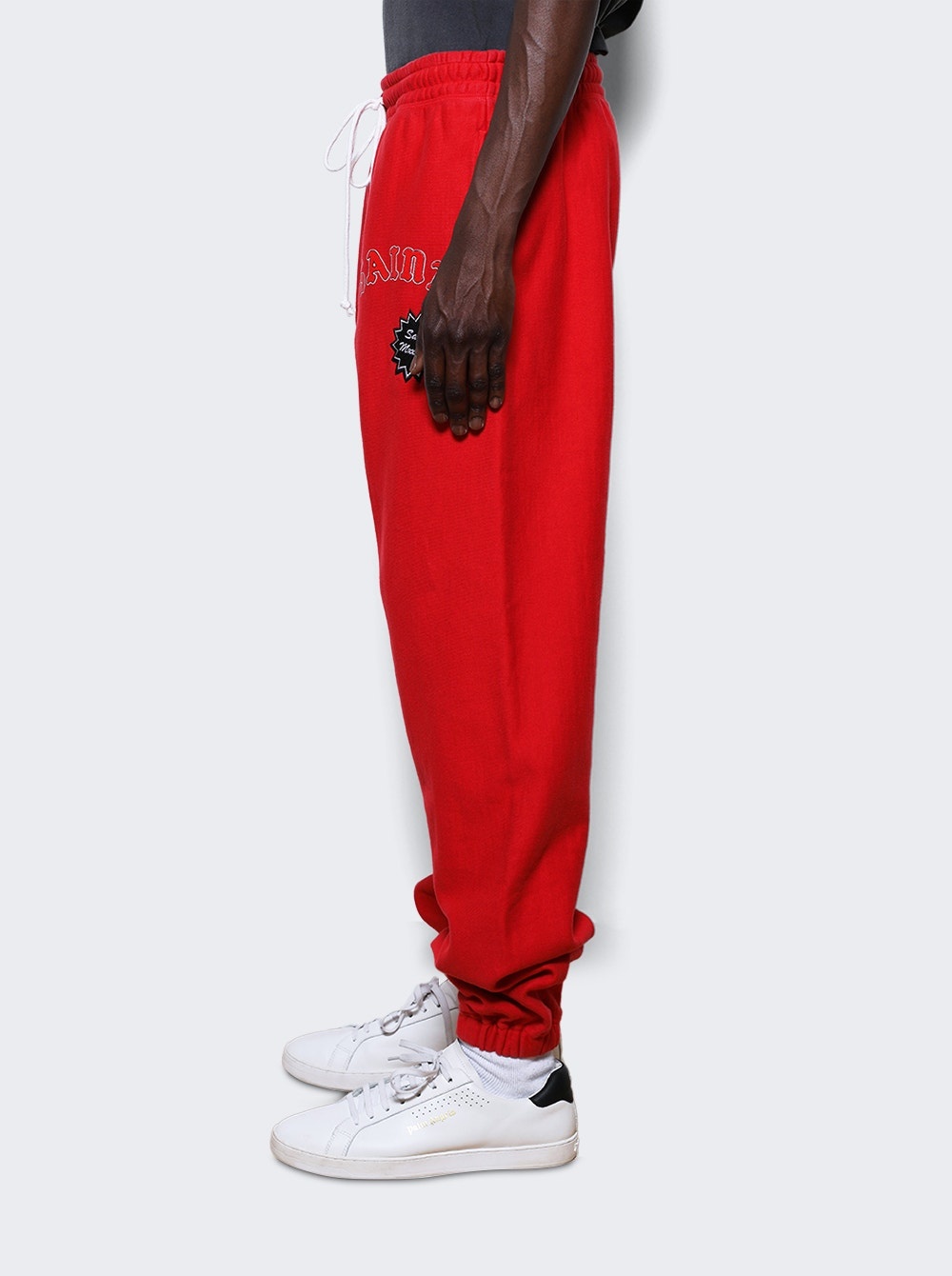 Graphic Sweatpants Red - 4