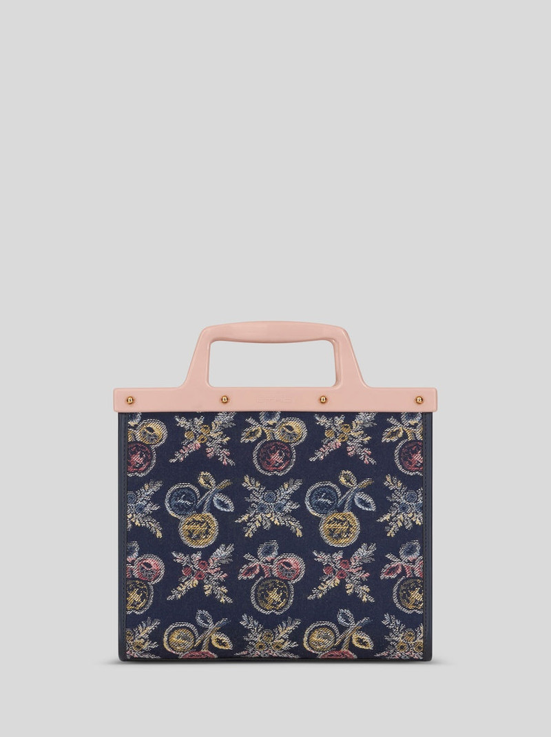 SMALL JACQUARD LOVE TROTTER BAG WITH MULTI-COLOURED APPLES 3