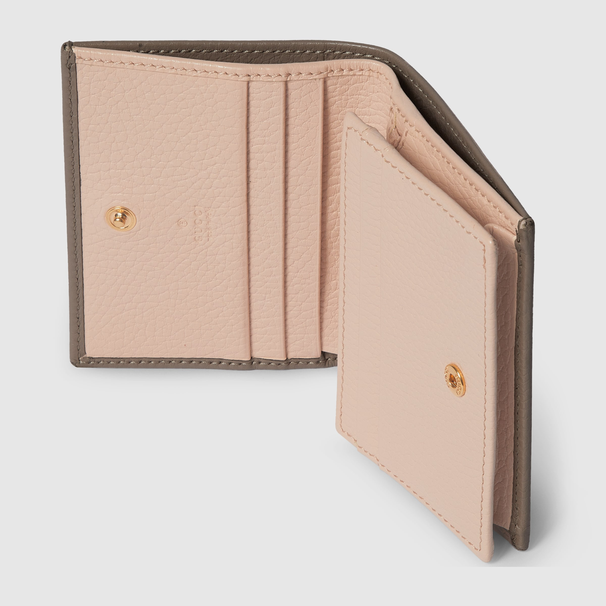 GG Marmont pink interior card case - 4