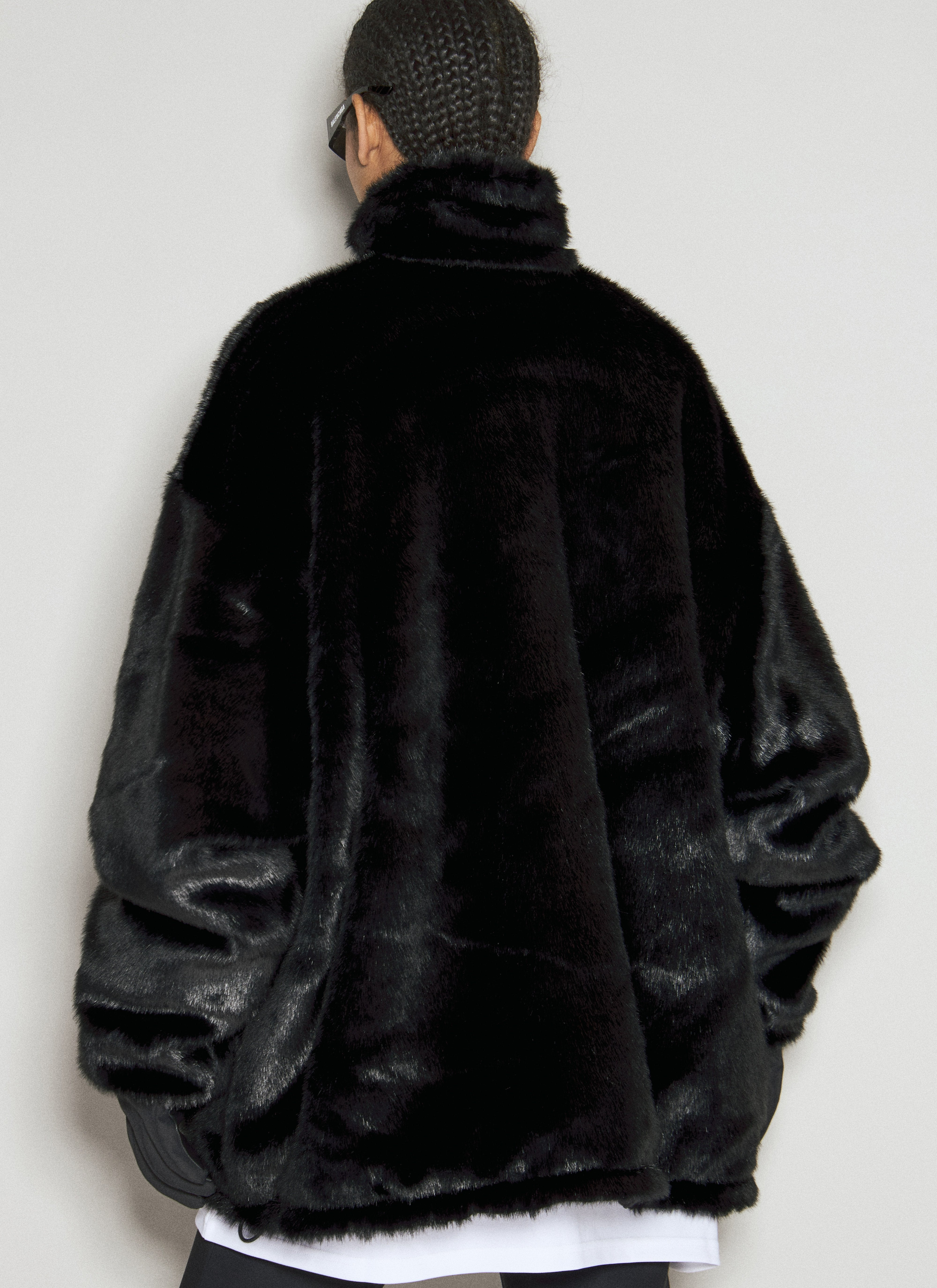 Balenciaga Women Faux-Fur Zip-Up Jacket - 6